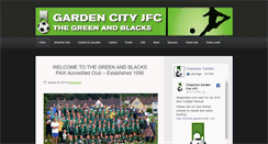 Desktop Screenshot of gardencityjfc.com