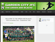 Tablet Screenshot of gardencityjfc.com